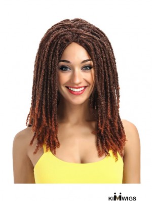 21-Inch Faux Locs Wig for Black Women - Curly & Twisted Style | Versatile for Daily or Events