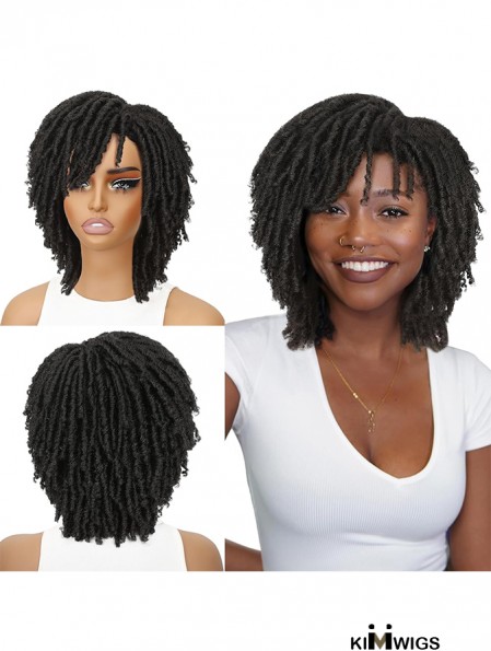 Synthetic Dreadlock Wig Diverse Faux Locs Braided Look for Black Individuals