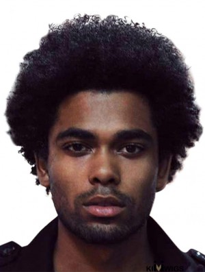 Full Synthetic Wig for African American Men - Durable & Authentic Hairstyle Afro Wig