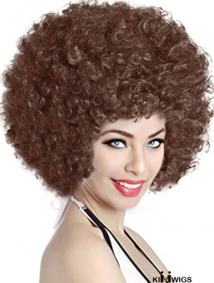 70s Retro Short Kinky Curly Afro Wig for Women - Synthetic Hair, Perfect for Comedy Party Cosplay