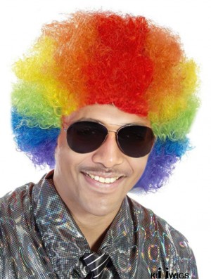 Multi-Use Synthetic Clown Wig for Men and Women - Ideal for Cosplay, Anime Events, Christmas, Halloween, and Themed Costume Galas