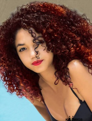 Short Curly Afro Wig – Bangs-Friendly Synthetic Style for Black Women (Heat-Resistant)