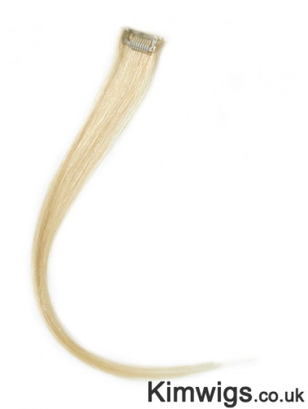 Hairstyles Blonde Straight Remy Human Hair Clip In Hair Extensions