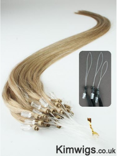 Good Blonde Straight Micro Loop Ring Hair Extensions