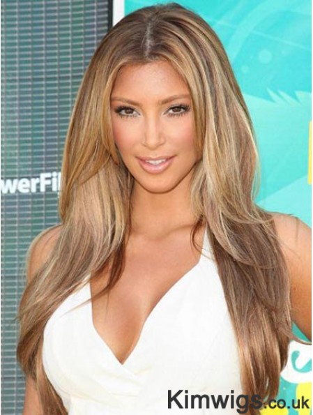 Monofilament Wigs Long Human Hair Best Kim Kardashian Wig UK