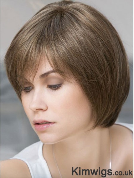Lace Front Wig Bob Cut Wig UK Natural Remy Human Hair Wig Online
