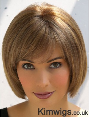 Synthetic Bob Lace Wigs Bobs Cut Short Length With Capless