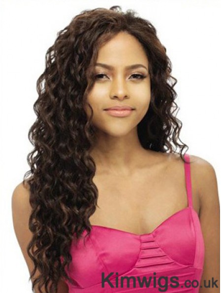 Human Hair Lace Front Wigs UK Long Length Wavy Style