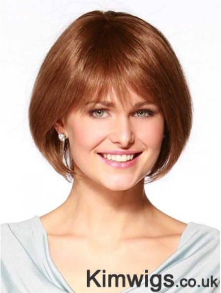 Real Hair Bob Wig Remy Human Bobs Cuts Straight Style Chin Length