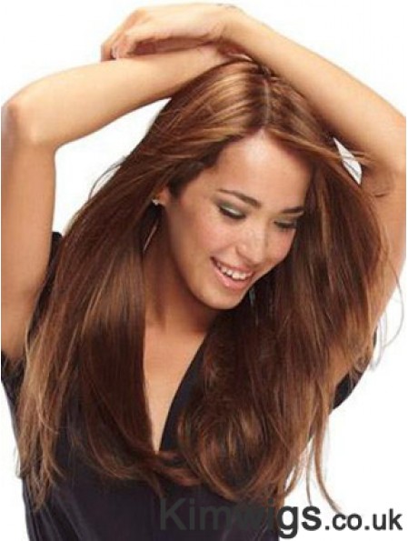 Human Hair Wigs Monofilament Cap Auburn Color 100% Hand Tied