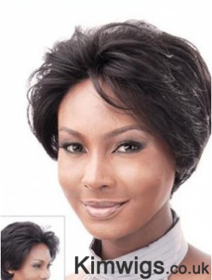 Fabulous Auburn Short Straight Layered Lace Front Wigs