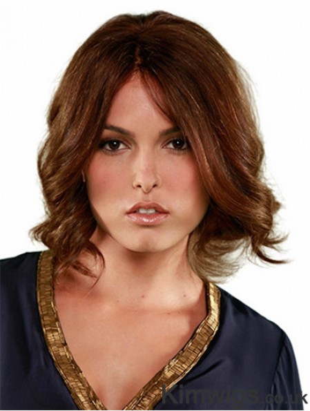 Chin Length Brown Hairstyles 10 inch Curly Bob Wigs