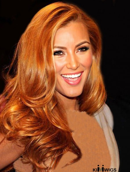 100% Human Hair Blake Lively Wigs Wavy Style Full Lace Cropped Color