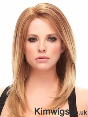 Auburn Shoulder Length Trendy Straight Without Bangs Lace Wigs