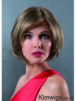 Lace Front Chin Length Straight Brown Discount Bob Wigs