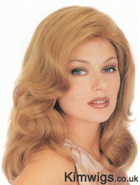 Wavy Blonde Convenient Long Classic Wigs