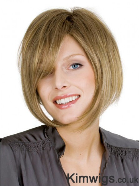 100% Hand-tied Straight Bobs Chin Length 10 inch New Human Hair Wigs