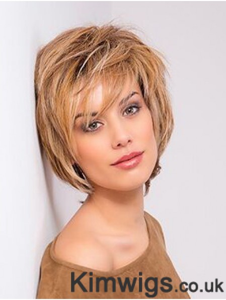 Copper Wig Bob Style Monofilament Wig Human Hair Wig Chin Length