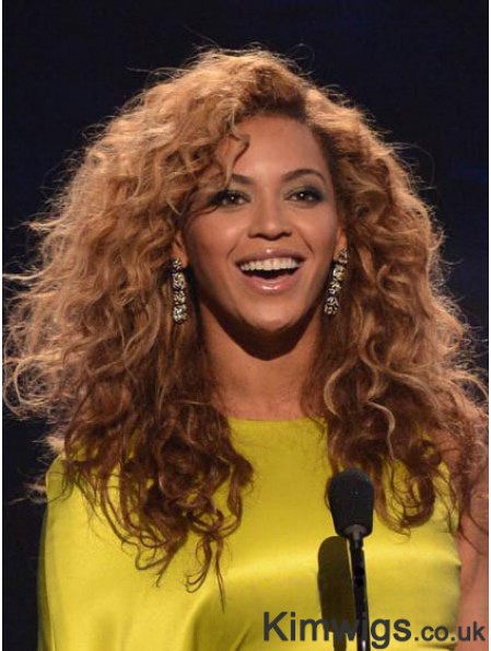 Auburn Kinky Wig Beyonce Layered Long Wig Capless Afro Wig UK
