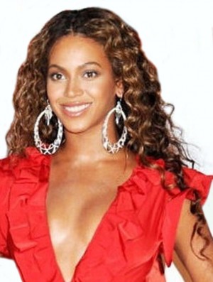 Long Curly Without Bangs Capless 20 inch High Quality Beyonce Wigs
