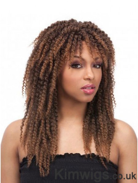 Kinky Curly Wig Layered African Wig UK Cheap Wigs For Black Women