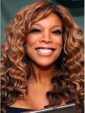 Without Bangs Curly Blonde 18 inch Best Wendy Williams Wigs