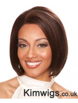 Human Hair Lace Fronts Chin Length Straight Style Bobs Cut