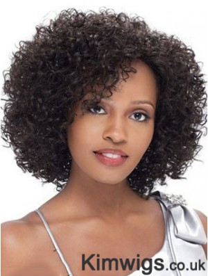 Brazilian Short Lacr Front Black Kinky Curly Lace Front Wigs