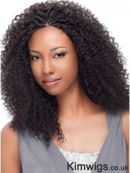 Comfortable 14 inch Shoulder Length Kinky Wigs For Black Women