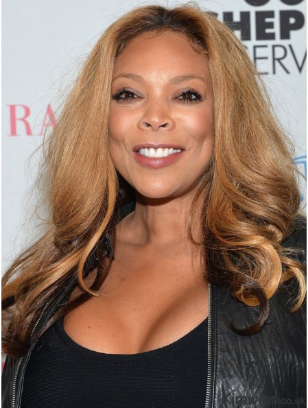 Wigs Like Wendy Williams Remy Human With Capless Wavy Style