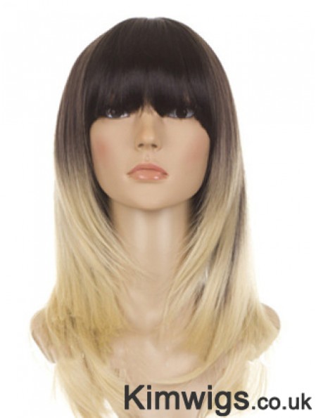 Beautiful 18 inch Shoulder Length Straight Wigs For Black Women