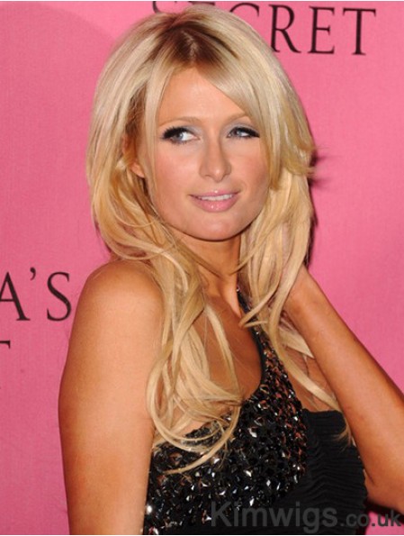100% Hand-tied Long Wavy Layered Blonde Great Paris Hilton Wigs