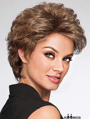 Brown Layered Wig Short Brown Wig New Women Wig Online