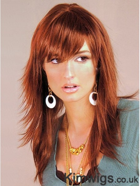 Layered wig Beautiful Auburn Hair Long Wig UK