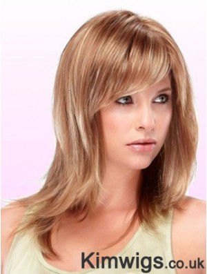 Synthetic Hair Sale With Capless Straight Style Shoulder Length Layered Cut