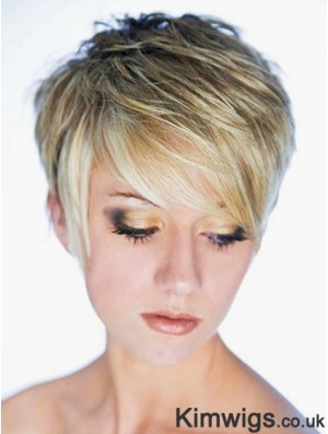 Short Wig Blonde Hair Cropped Wig UK Cheap