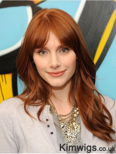 Great Auburn Long Straight 18 inch With Bangs Jessica Chastain Wigs