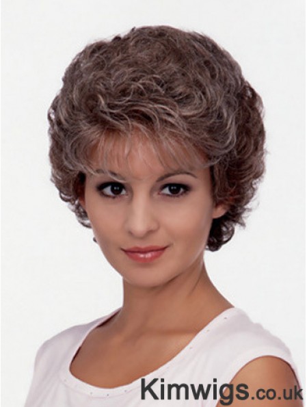 Cheap Beautiful Synthetic Hair Short Length Classic Cut Curly Style