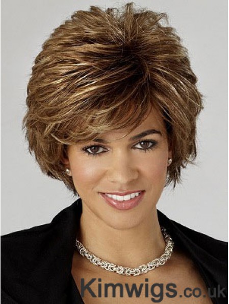 Wavy Brown Cheapest Short Classic Wigs