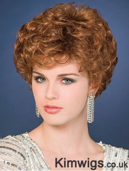 Cropped Curly Capless Layered 6 inch Amazing Synthetic Wigs