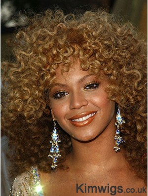 Shoulder Length Curly Classic Capless 11 inch Soft Beyonce Wigs