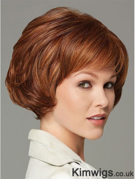 Wavy Auburn New Short Classic Wigs