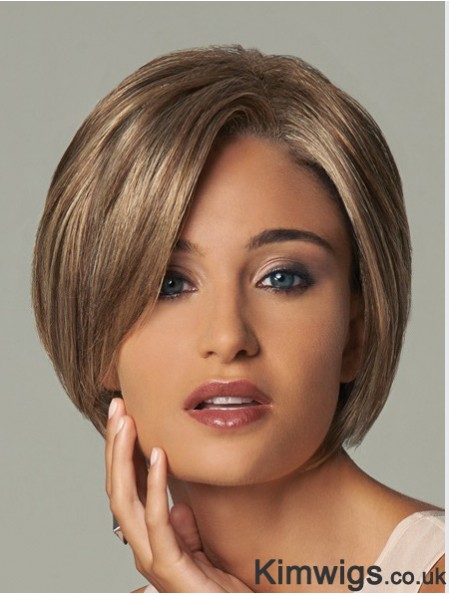 Wavy Layered 8 inch Blonde Comfortable Synthetic Wigs
