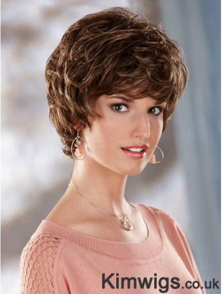 Wavy Brown Online Short Classic Wigs