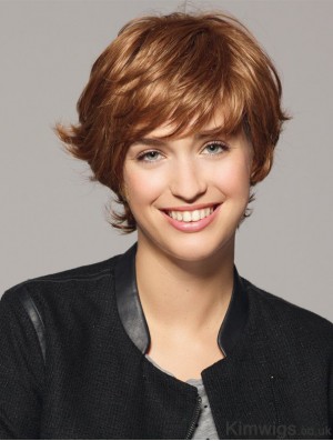 Great 6 inch Wavy Blonde Layered Short Wigs