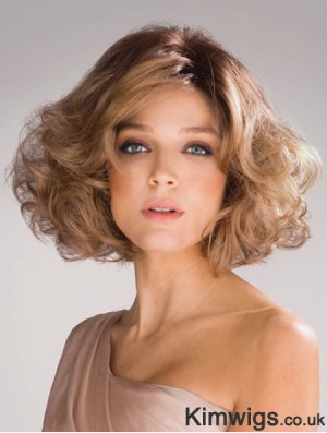 Wavy Layered 10 inch Blonde Exquisite Synthetic Wigs