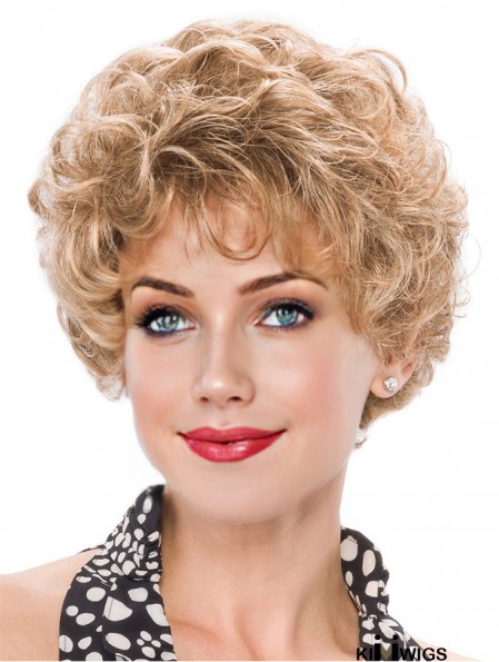 8 inch Capless Curly Short Classic Ladies Wig