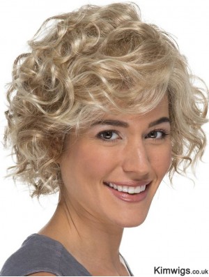 Classic Curly Blonde 8 inch Lace Wig