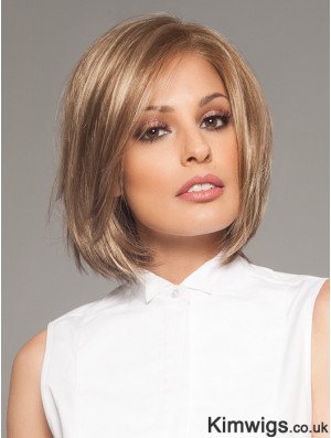 Chin Length Blonde Gorgeous 10 inch Straight Bob Wigs