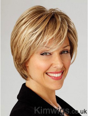 Short Straight Capless Blonde High Quality Bob Wigs